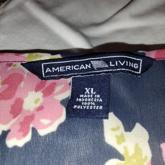 American Living Sheer Blouse - Picture 5 of 5